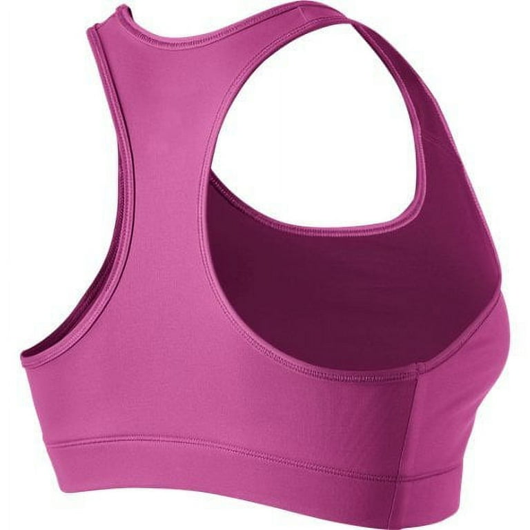 Nike Womens Victory Compression Sports Bra Vivid Pink/Black 375833-619 Size  Small 