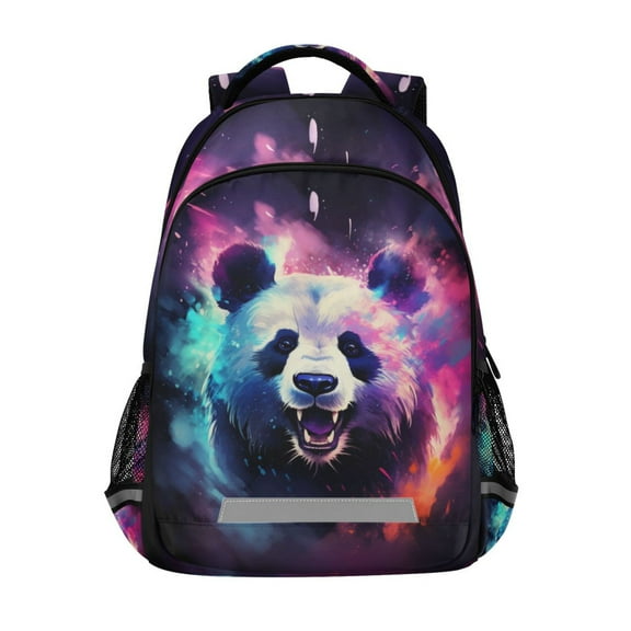ALAZA Panda Paint Backpack Elementary School Bag Bookbag Travel Rucksack