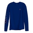 thumbnail image 4 of SCALES Men's Blue Seas Sleeve Performance Shirt Light Blue, 3XLarge Long Sleeve Shirt, 4 of 6
