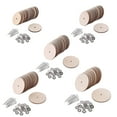 thumbnail image 2 of Acahhotxx Bear Joint, 10 Sets Wood Joints Connectors for Handmade Bear Craft Children Kids Toy, 2 of 3