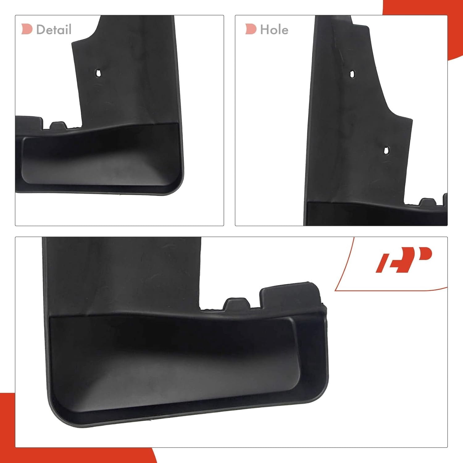 A-Premium Car Splash Guards Mud Flaps Molded Mudflaps Replacement for Jeep Patriot MK Series 2011-2016 Sport Utility Front and Rear 4-PC Set