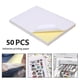 thumbnail image 1 of Printable Vinyl Sticker Paper,waterproof Decal Paper 100 Sheets Matte White A4 Tear Resistant For Inkjet Printer Holds Ink Well(,50 Sheets), 1 of 4