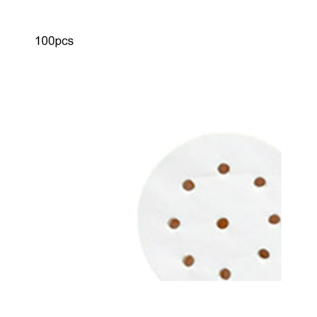 Flmtop 100Pcs/Set Steamer Paper More Thicken Non-stick Paper Practical Food-grade Steamer Paper Pad for Home