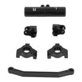thumbnail image 4 of RC Front Steering Knuckle Set, High Strength RC Front Steering Link Set Lightweight  For Driving Efficiency Black, 4 of 8