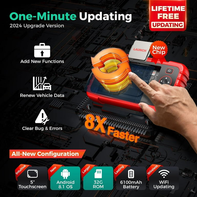 Launch CRP123X Elite V2.0 OBD2 Scanner Car Diagnostic Code