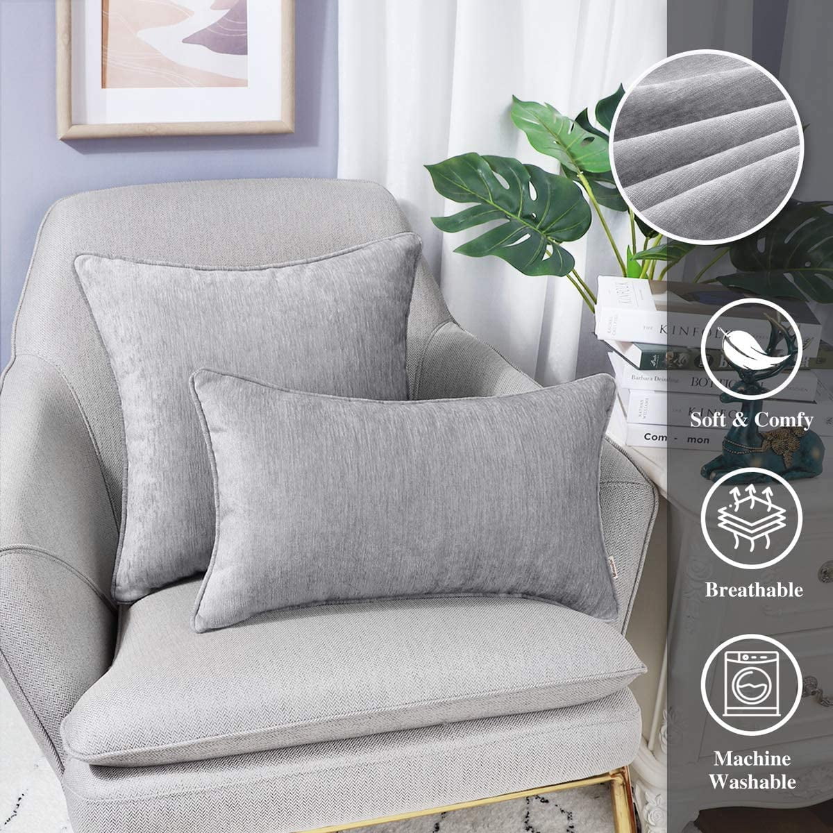 Chenille couch pillows sale