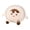 B, variant on ZJNGJC Round Character Stuffed Toy with Keychain, 18cm Cute Sitting Plush Companion, Portable Huggable Figure for Kids, Ideal Gift for Backpack Decor & Bedtime B