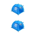 thumbnail image 3 of Billuyoard tienda para mascotas al aire libre lavable jaula plegable para cachorros tela oxford impermeable nido perro gato casa interior para L/Azul 2Conjunto, 3 of 6