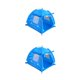 thumbnail image 2 of Methold tienda para mascotas al aire libre lavable jaula plegable para cachorros tela oxford impermeable nido perro gato casa interior para L/Azul 2Conjunto, 2 of 6