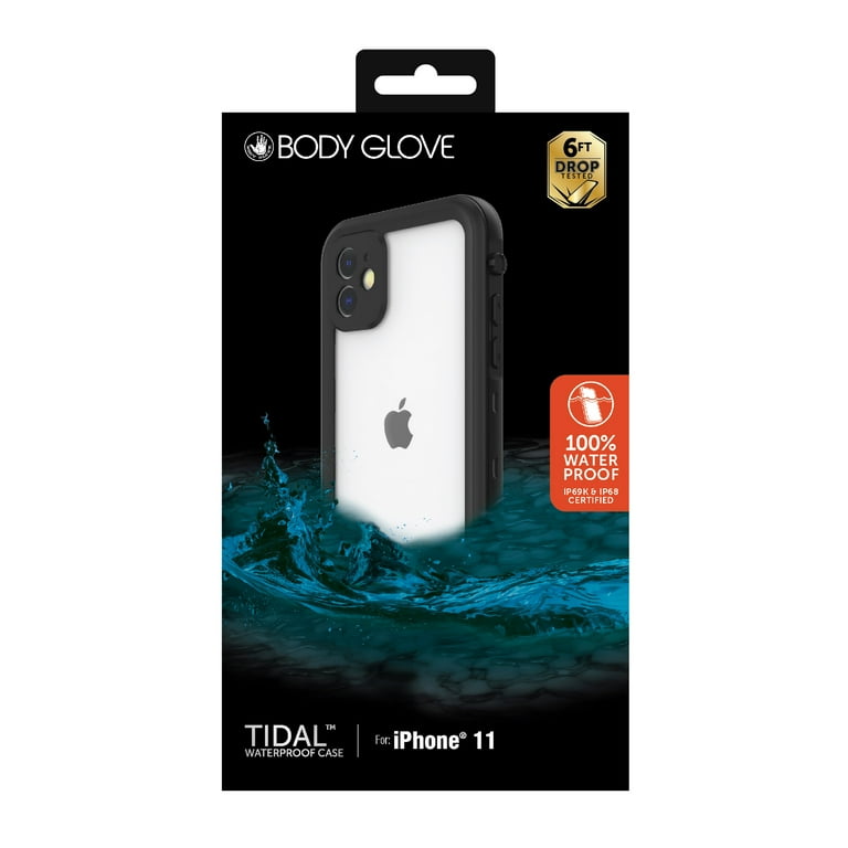 Body Glove Tidal Waterproof Phone Case for iPhone 11 Black/Clear