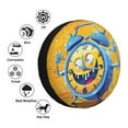 thumbnail image 4 of Easygdp Funny Alarm Clock Illustration Wheel Cover,Spare Tire Cover,4-17in Spare Tire Cover Universal Fit for Trailer, Car, Truck, SUV, Jeep-17 inch, 4 of 6