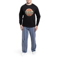 thumbnail image 5 of CafePress - Security Guard Gift Idea - Men's Long Sleeve Loose Fit Cotton Dark Pajama Set, 5 of 7