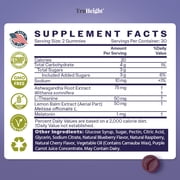 TruHeight Sleep Gummies - Kids & Teen Natural Sleep Aid for Tall & Growing Bodies - Pediatric Recommended Growth - Melatonin Gummy, Ashwagandha, L-Theanine, Lemon Balm - Mixed Berry, Taller Ages 4+