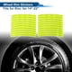 thumbnail image 2 of 20 Pcs Calcomanías para Llantas en Arco, Cintas Decorativas para Llantas de Automóvil de 14-22" Verde Fluorescente Reflectante PET, 2 of 6