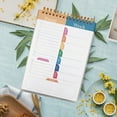 thumbnail image 5 of A5 Daily Planner Notebook Spiral Bound with 50 Pages for Task Management Goal Setting Note Taking Lays Flat 180 Degrees Matte Paper No Bleed Through Multicolor Design, 5 of 6