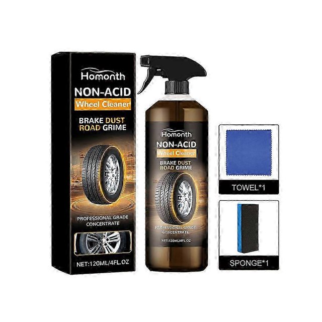120ml Wheel Spray Wheel Paint Iron Remover Automobile Dust Auto Remover Wheel Cleaner