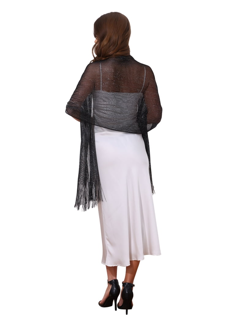 silver shawls and wraps for evening dresses Amazon.com: Silver Sequin Beaded Shawl Flower Wedding Party Gift Evening  Wrap/Wedding/new Year Eve/Formal Event/ : Clothing, Shoes & Jewelry