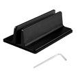 thumbnail image 4 of Baohd Vertical Laptop Stand Fittings Home Office Support Bracket Storage Shelf Aluminum Alloy Tablet Mount Rack PC Accessory type1, 4 of 6