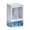 White, variant on Portable AC with Icy Mist, 900ML Water Tank USB Evaporative Cooling Humidifier Fan, Multifunctional Mini AC Unit With 3 Speeds 2/4H Timer 7 Color Light For Bedroom Car Tent Use