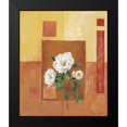 thumbnail image 2 of Bonet, Julia 15x17 Black Modern Framed Museum Art Print Titled - A patchwork rose II, 2 of 5