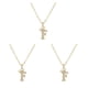thumbnail image 5 of Jumpingount Collar de letras para mujer, colgante de alfabeto brillante, colgantes de joyería para mujer Type1 NO1, 5 of 6
