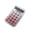 Pink, variant on mdesiwst Round Mechanical Keyboard Calculator with Gradient Colors 10-Digit Large Display Cute Dopamine Style Desktop Tool for Students Office Novelty Gift for Women Girls