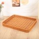 thumbnail image 4 of CaiYueKe Plastic Woven Storage Basket Tray for Kitchen Fruit Vegetables Snacks Candy Bread Organization Multi Functional Home Decor Imitation Vines Rattan Style, 4 of 7