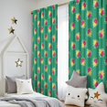 thumbnail image 5 of Pioneer Flower Floral Print Pattern Insulated Teens Curtains Set Of 2, Bedroom Essentials, Toddler Room Decor 52"x84", 5 of 5