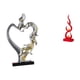 thumbnail image 1 of Figura De Pareja Besándose, Estatua Abstracta De Fuego, Figura De Resina Coleccionable Con Forma De Llama, Adorno De Escritorio Para Dormitorio, Boda, Estantería, Armario, Decoración Del, 1 of 8