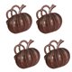 thumbnail image 5 of 4pcs Anillos de servilleta Aleación de la vendimia Forma de calabaza Servilletero Fiesta de tema de la cosecha de Halloween, 5 of 5