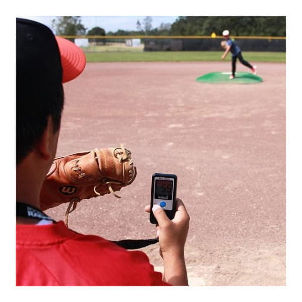 Pocket Radar Ball Coach / Pro-Level Speed Training Tool and Radar Gun +Focus Full Sized 59" Photo & Video Tripod + Square Jellyfish Pocket-Sized Spring Tripod Mount for Smartphones 2-1/4 - 3-5/8" Wide