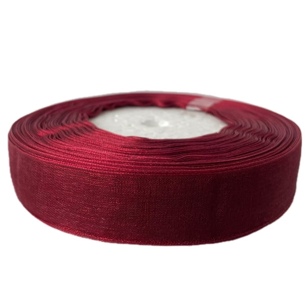 Cinturón de hilo de nieve de 2,5 cm, cinta de flores rosas hecha a mano, accesorios para el cabello, lazos, cinta para decoración de pasteles