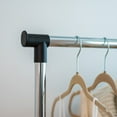 thumbnail image 3 of IRIS Portable Single-Rod Height Adjustable Clothes Rack with Lockable Wheels, Rolling Garment, 3 of 9