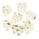 thumbnail image 1 of 7pzs Baberos Impermeable Para Bebe,bandana Algodon Unisex Xtellar beige, 1 of 3