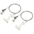 thumbnail image 1 of 2Pcs Adjustable Picture Hanging Wire Kit 1.5m x 1.5mm Hanging Rope with S Hooks, 1 of 5
