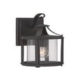 thumbnail image 1 of Designers Fountain 33121-WP Portland-DS 7" Wall Lantern, Dark Sky, 1 of 2