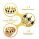 thumbnail image 3 of Toppers de pastel en mini corona Uxcell, tiara de aleación de reina y princesa con cristal para decoración de pastel de cumpleaños, dorado/negro, 3 of 6