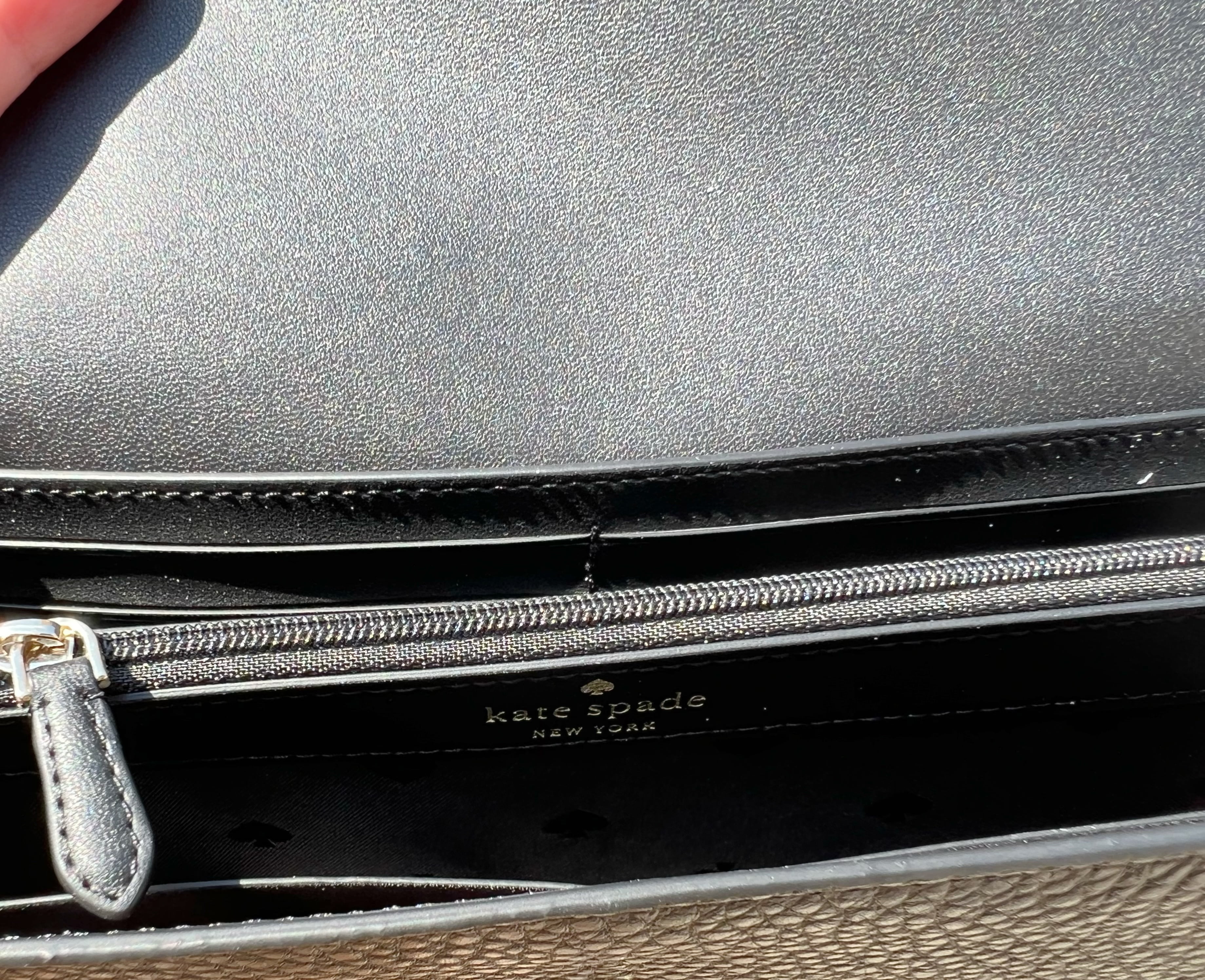 Kate Spade New York Marti Large Pebbled Leather Slim Flap Wallet