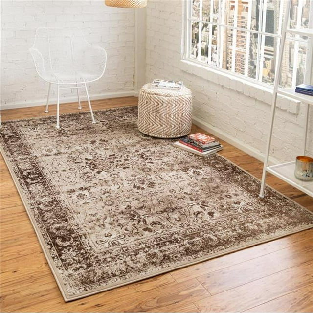 Unique Loom 3134687 Tapis Rectangulaire Impérial Bosphore 2 x 3 Pi, Ivoire