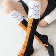 thumbnail image 5 of Funny Chicken Legs Feet Socks Animal Paw Pattern Novelty Knee High Stockings, 5 of 9