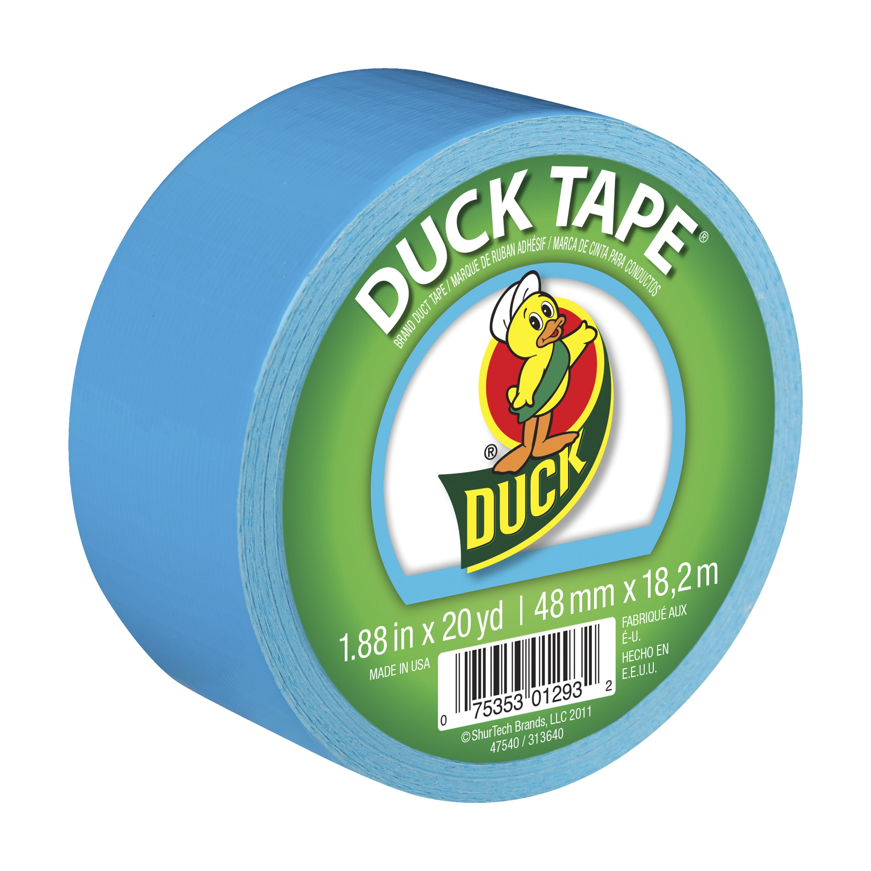 Duck Brand 1.88 in x 20 yd Electric Blue Colored Duct Tape Walmart