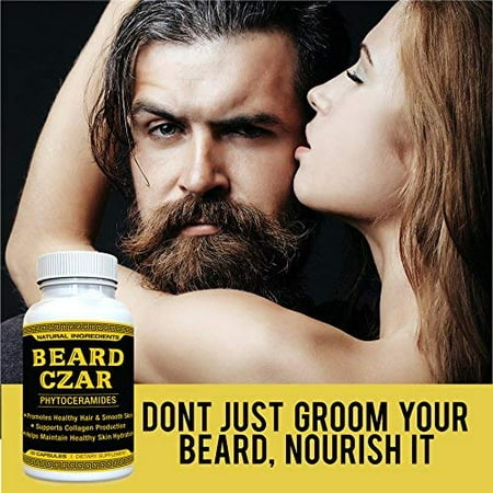 The Beard Czar - Phytoceramides - Promotes Healthy Hair & Smooth Skin - Supports Collagen Production - Helps Maintain Healthy Skin Hydration - 30 Capsules