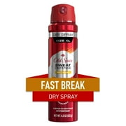Old Spice Men's Antipespirant & Deodorant Invisible Dry Spray Fast Break, 4.3oz