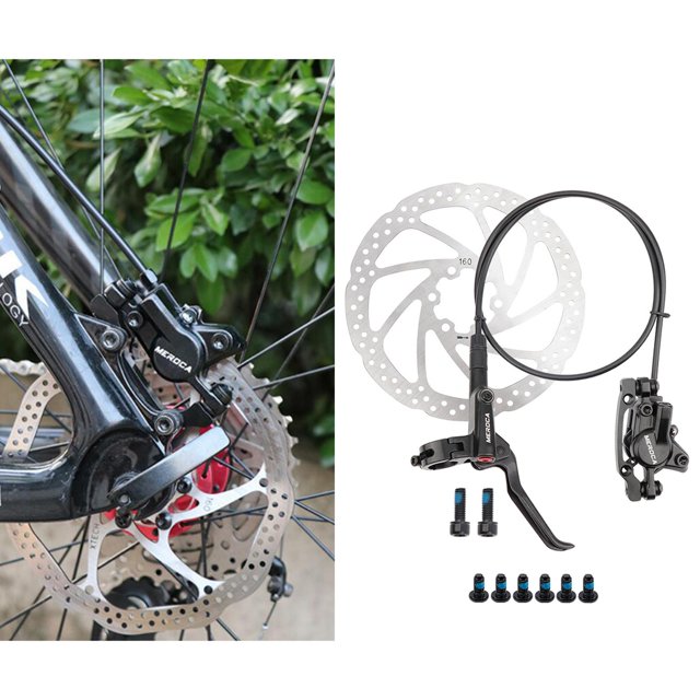 Frenos de Disco Hidráulico Freno de Aleación de Aluminio Mecánico Del Freno Freno Delantero para La Bicicleta de Montaña de La Bicicleta de Carretera Disco de freno delantero Sunnimix Freno de disco de bicicleta