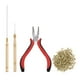 thumbnail image 1 of 500 piezas de extensiones de cabello Zulema anillos herramientas Aguja de extensión de cabello, 1 of 6
