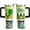 Green, variant on 40 oz St Patricks Day Tumblers with Handle and Straw, Irish Gnome Shamrock 40oz Stainless Steel Vacuum Insulated Travel Coffee Mug Cup Water Bottle, St Patricks Day Stuff Accessories Gifts for Women