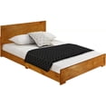 thumbnail image 4 of Oak Wood King Platform Bed, 4 of 4