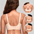 thumbnail image 4 of Qwertyu Wireless Jelly Bras for Women No Underwire Scalloped Push Up Bralettes Seamless Soft Comfort Everyday Tshirt Bra Complexion 42, 4 of 7