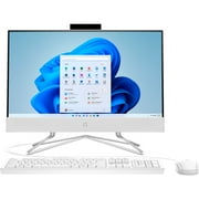 HP 22 All-in-One Desktop Computer 21.5 Diagonal FHD VA Anti-glare Display Intel Core Celeron J4025 Processor 16GB DDR4 1TB SSD Intel UHD Graphics 600 HDMI Webcam Bluetooth Win11 White
