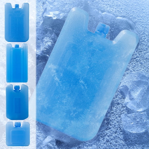 Bloques de Hielo Reutilizables para Bolsas Térmicas | Bloques de Hielo de Larga Duración para Neveras Portátiles | Paquetes de Hielo Pequeños para Refrigeración Rápida | Cajas de Hielo para Aire Acon